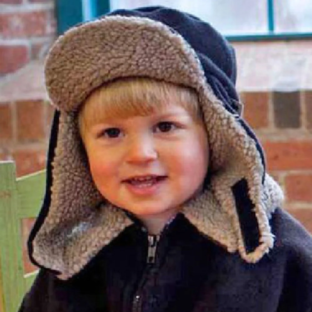 NWT Corky & Co Boutique  2T Boy's 2pc Hooded Black Fleece Jacket & Hat w/Monkey‎